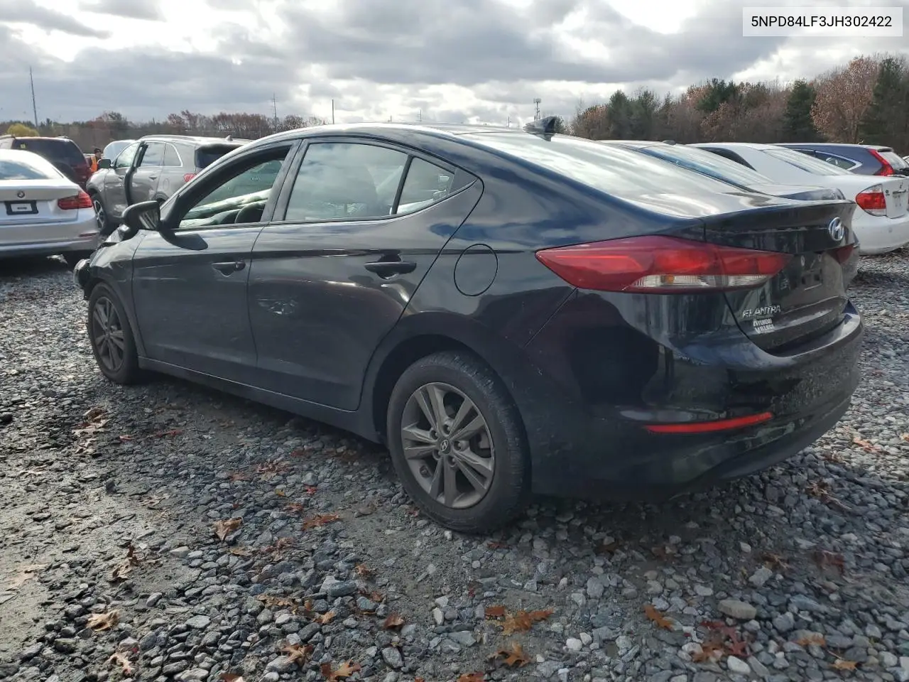 5NPD84LF3JH302422 2018 Hyundai Elantra Sel