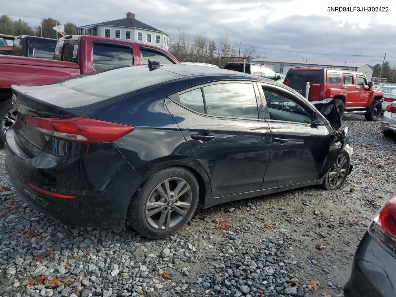 5NPD84LF3JH302422 2018 Hyundai Elantra Sel