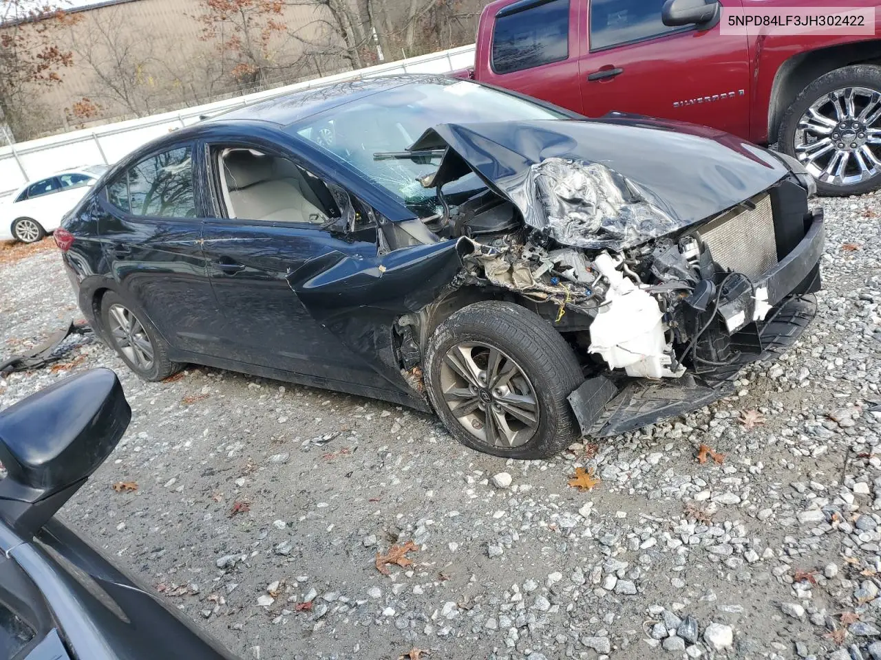 5NPD84LF3JH302422 2018 Hyundai Elantra Sel