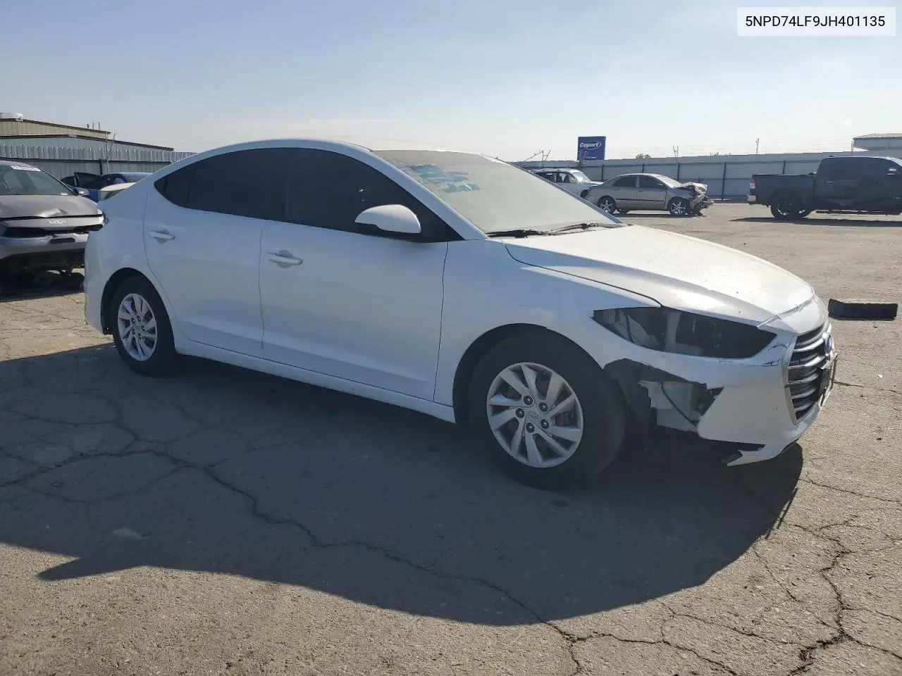 5NPD74LF9JH401135 2018 Hyundai Elantra Se