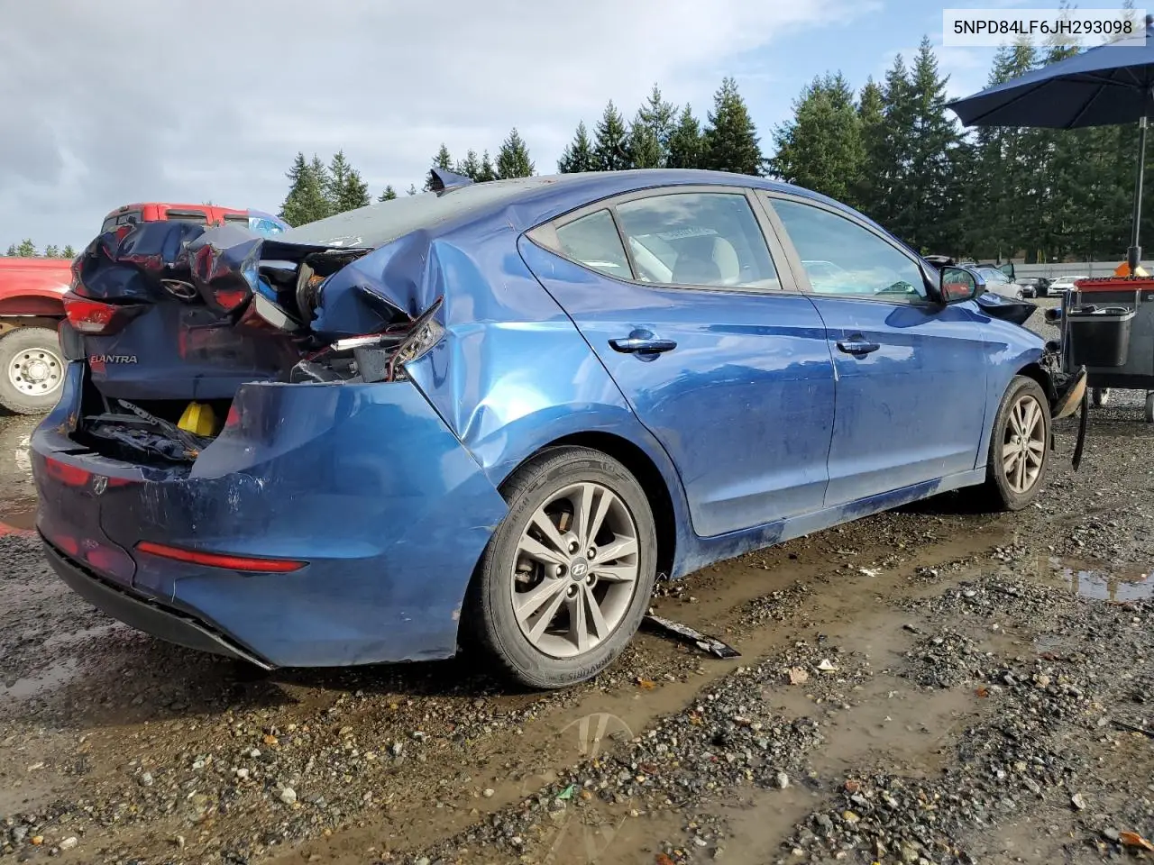 5NPD84LF6JH293098 2018 Hyundai Elantra Sel
