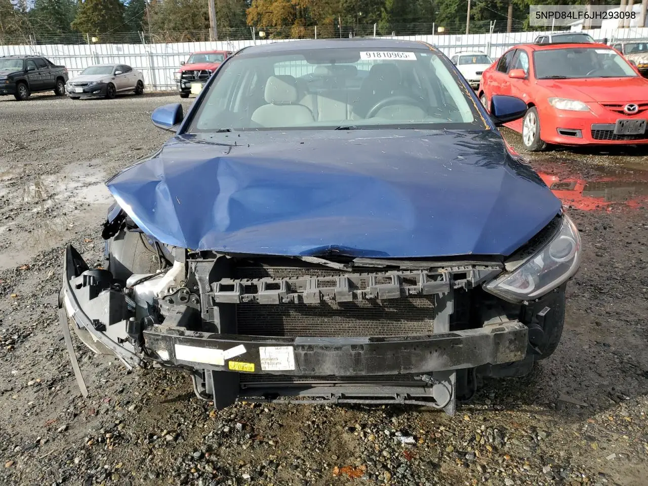 5NPD84LF6JH293098 2018 Hyundai Elantra Sel