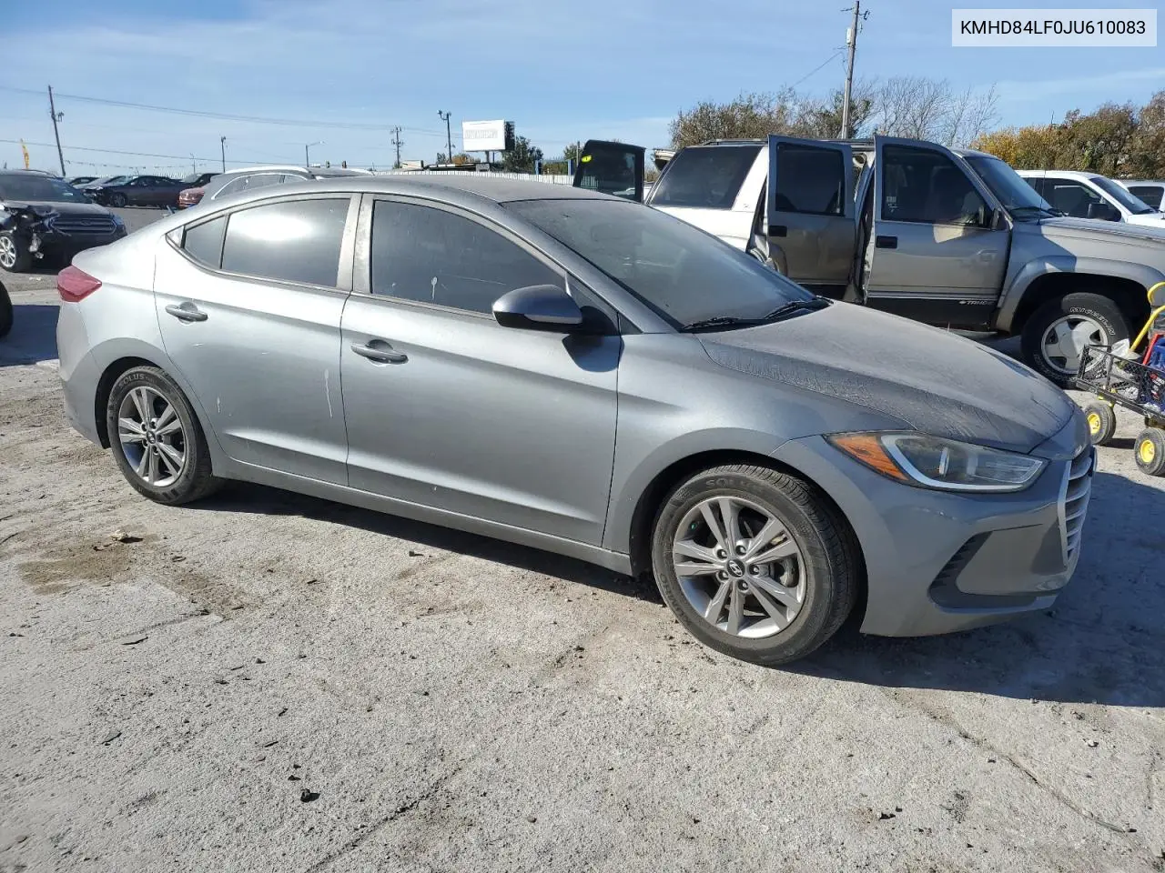 KMHD84LF0JU610083 2018 Hyundai Elantra Sel