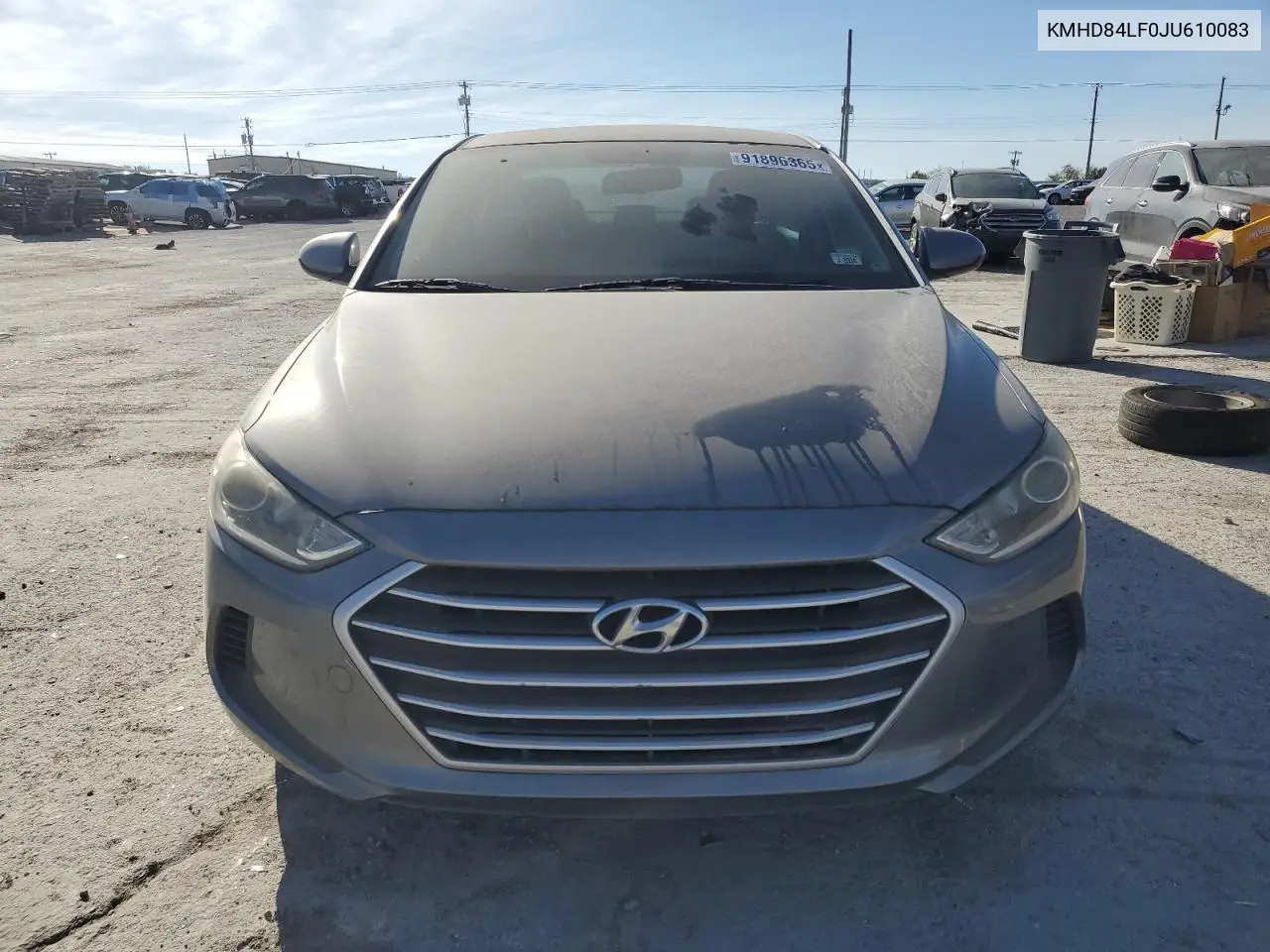 KMHD84LF0JU610083 2018 Hyundai Elantra Sel