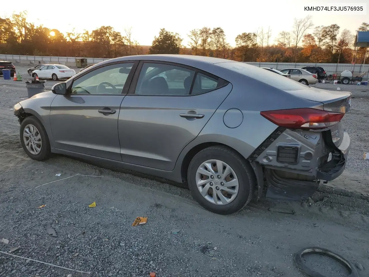 KMHD74LF3JU576935 2018 Hyundai Elantra Se