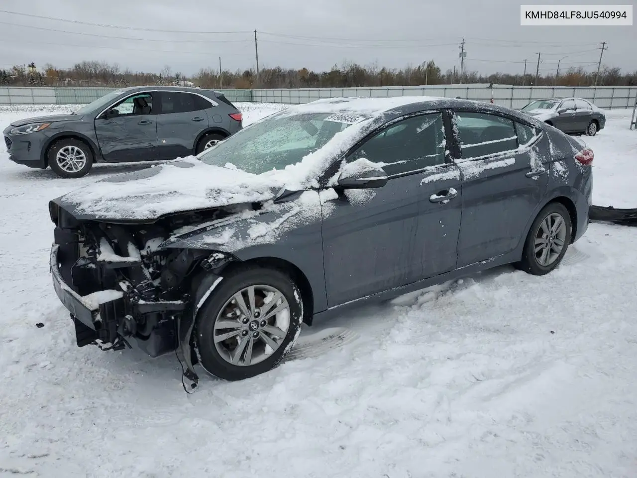 KMHD84LF8JU540994 2018 Hyundai Elantra Sel