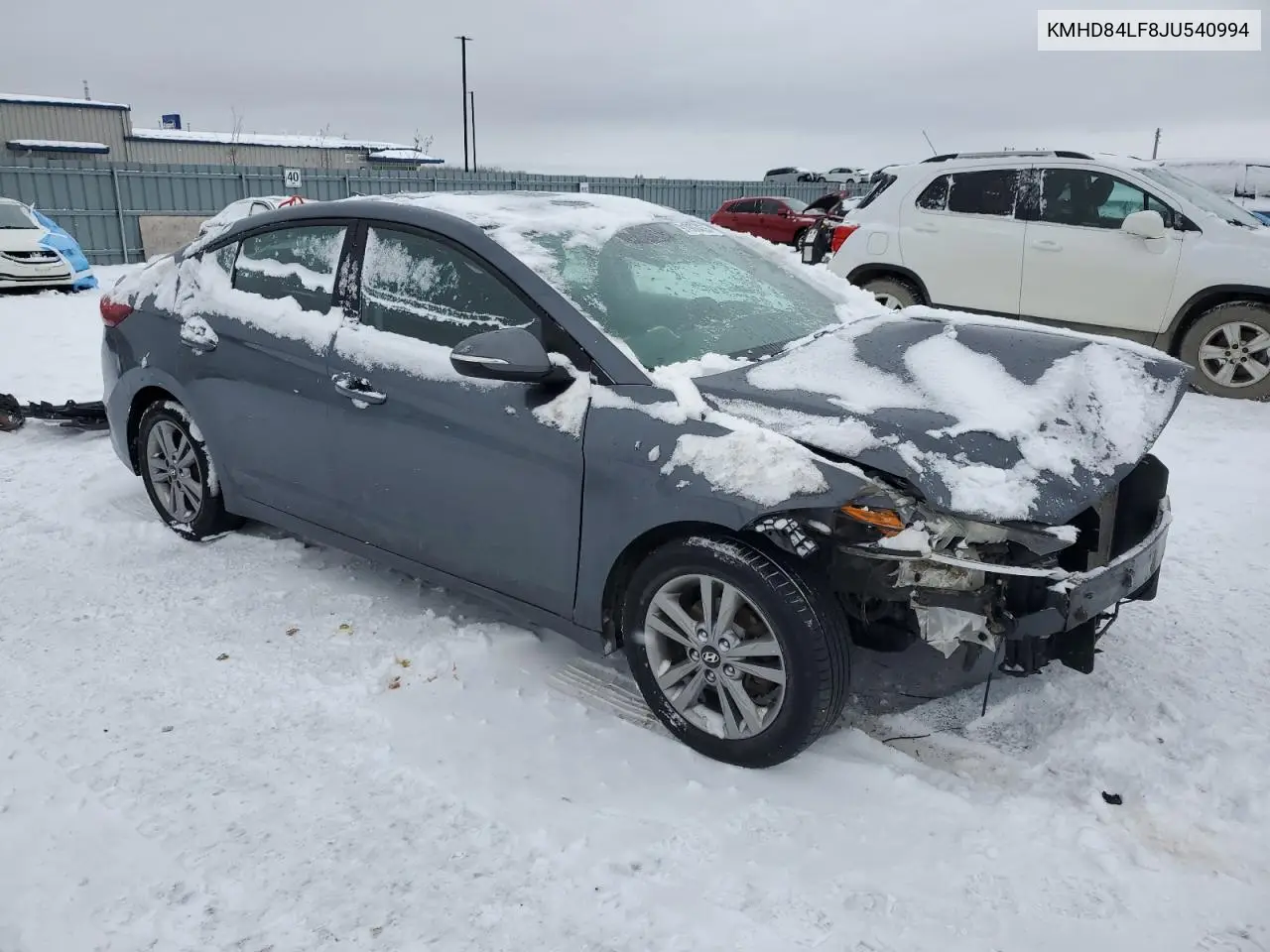 KMHD84LF8JU540994 2018 Hyundai Elantra Sel
