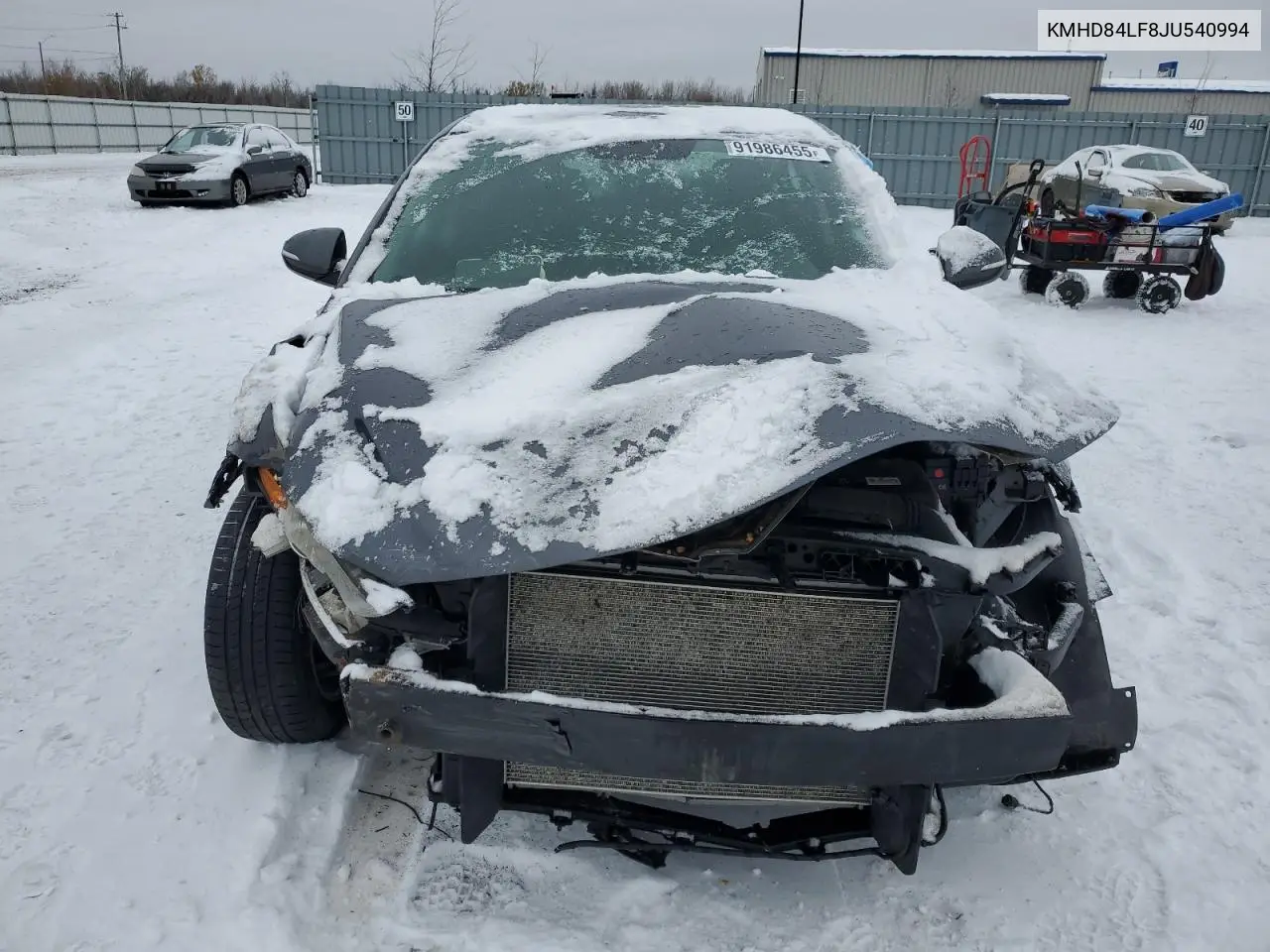 KMHD84LF8JU540994 2018 Hyundai Elantra Sel