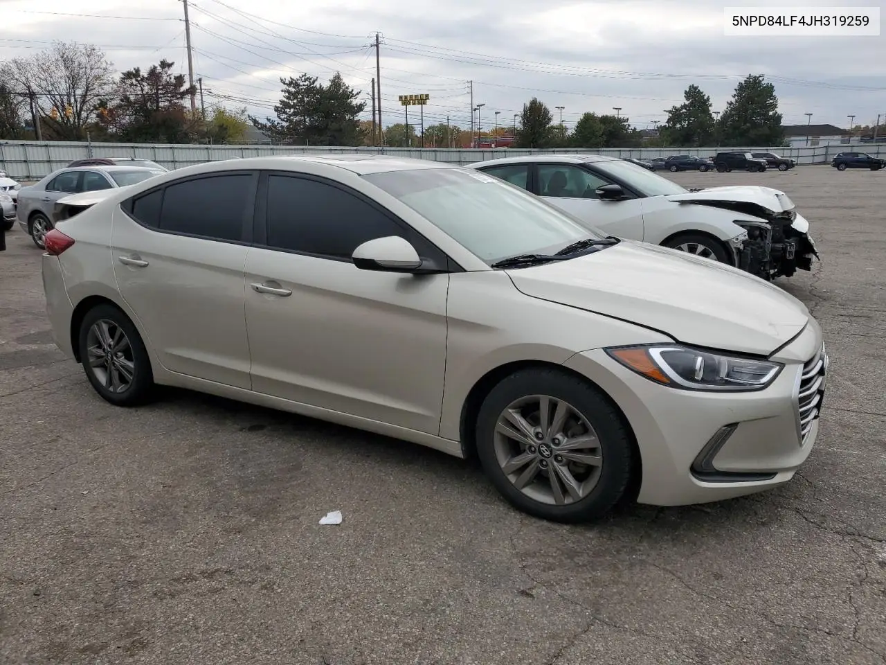 5NPD84LF4JH319259 2018 Hyundai Elantra Sel