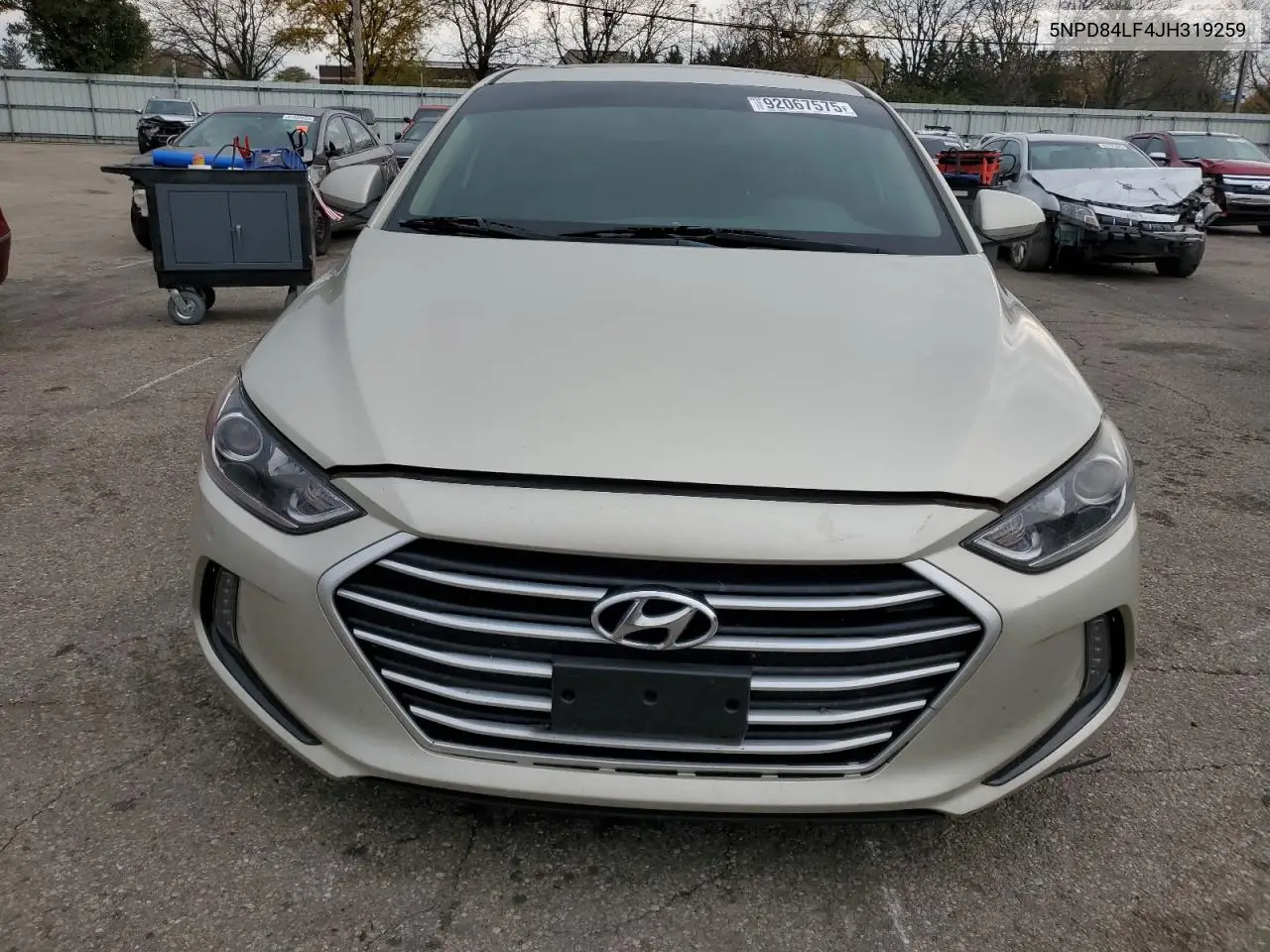 5NPD84LF4JH319259 2018 Hyundai Elantra Sel