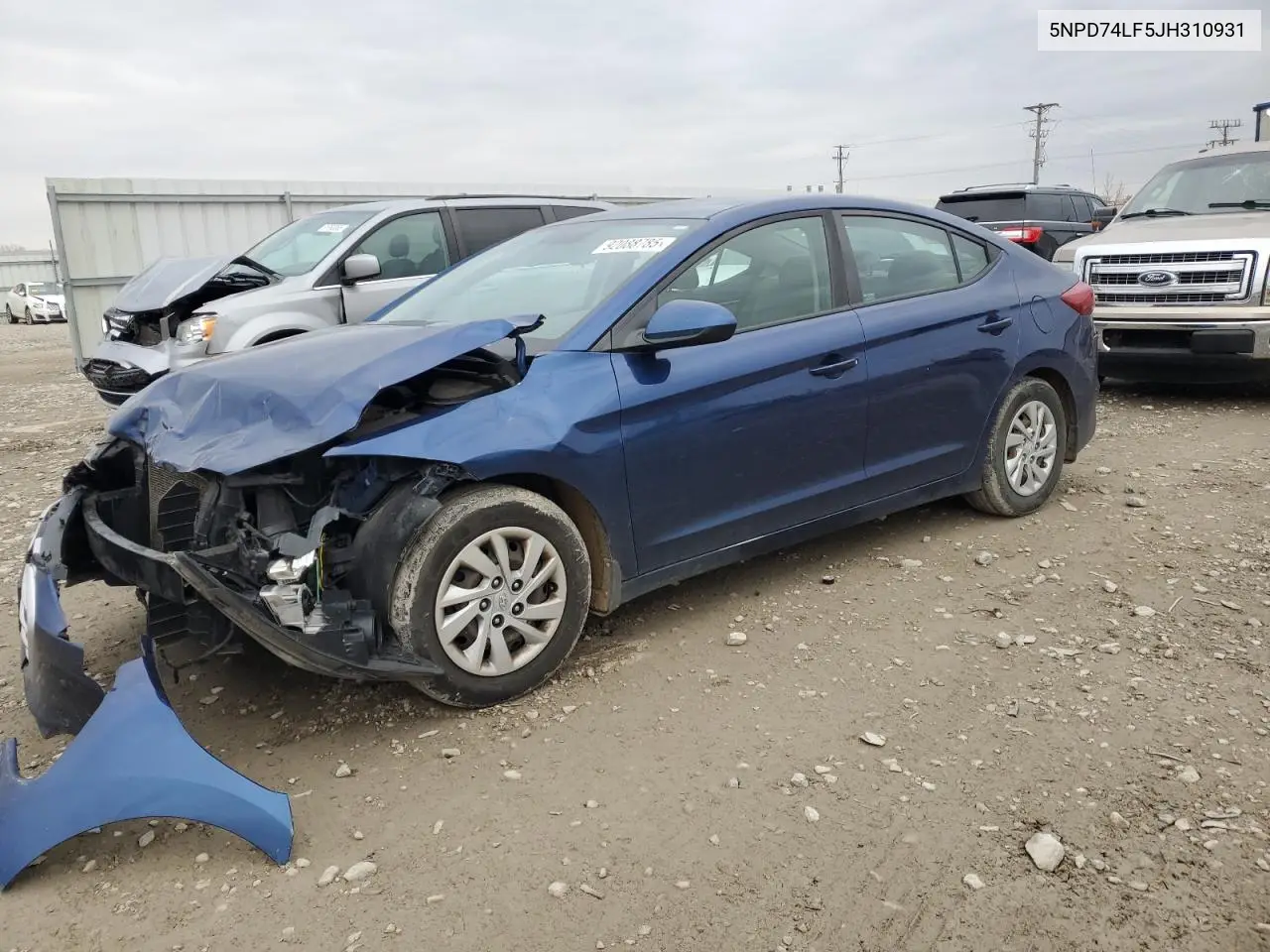 5NPD74LF5JH310931 2018 Hyundai Elantra Se