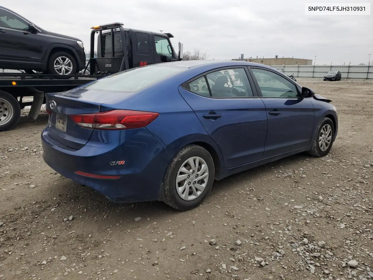 5NPD74LF5JH310931 2018 Hyundai Elantra Se