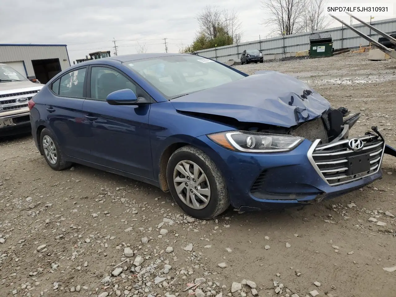 5NPD74LF5JH310931 2018 Hyundai Elantra Se