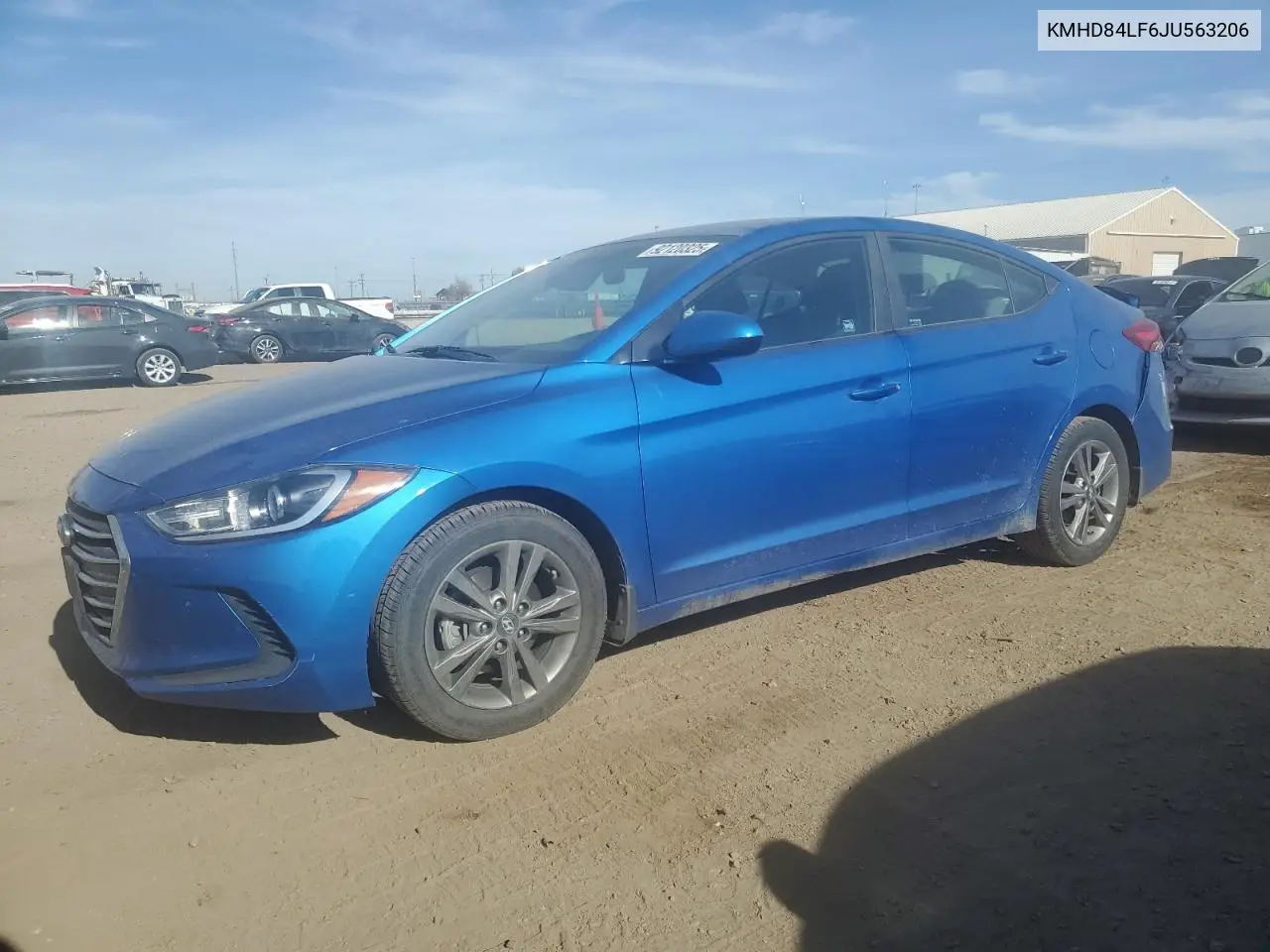 KMHD84LF6JU563206 2018 Hyundai Elantra Sel