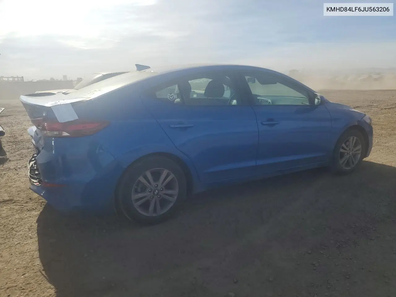 KMHD84LF6JU563206 2018 Hyundai Elantra Sel