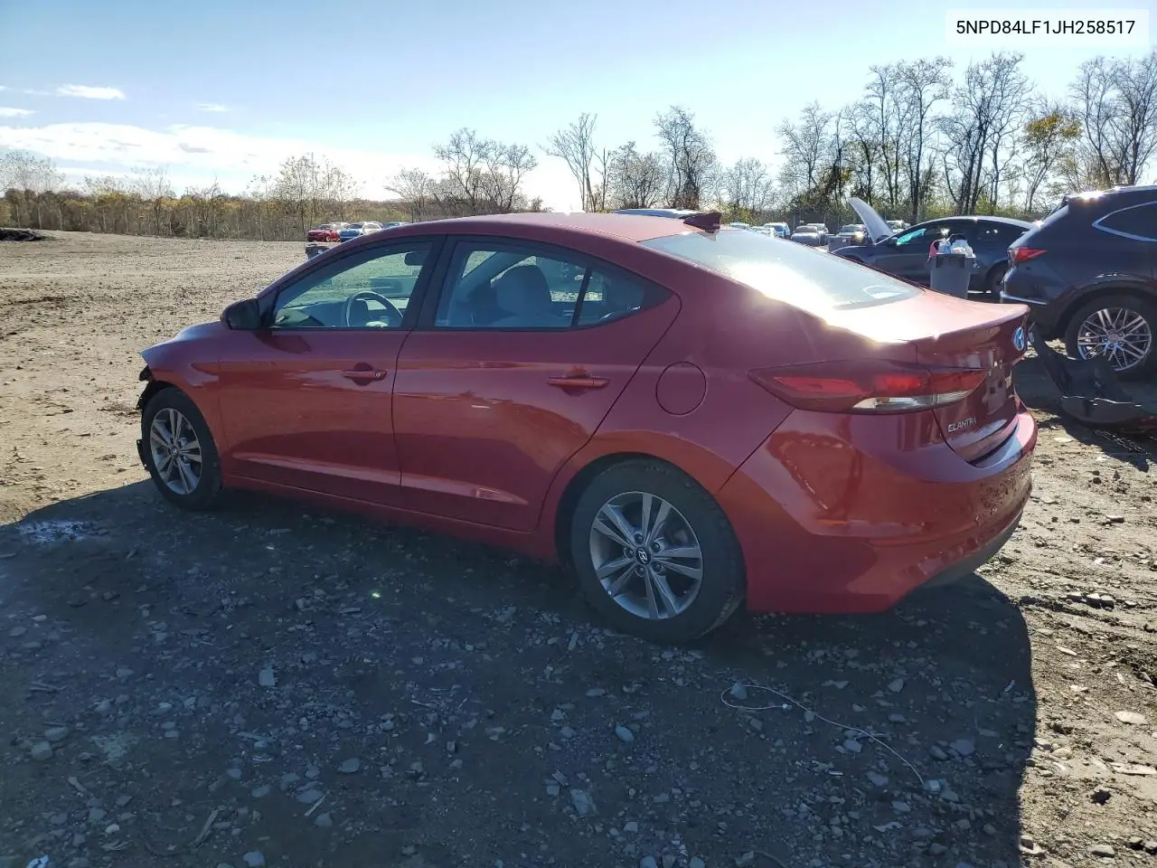 5NPD84LF1JH258517 2018 Hyundai Elantra Sel