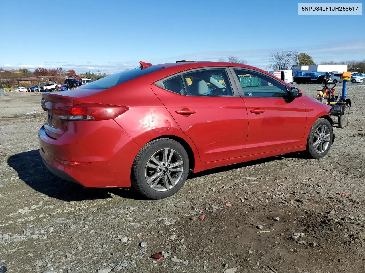 5NPD84LF1JH258517 2018 Hyundai Elantra Sel