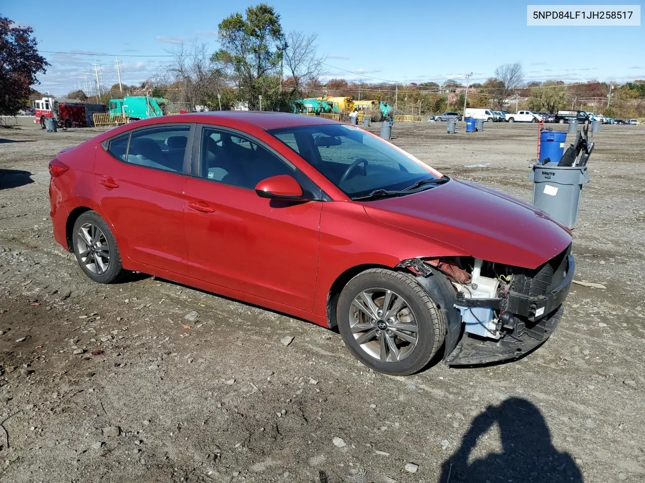 5NPD84LF1JH258517 2018 Hyundai Elantra Sel