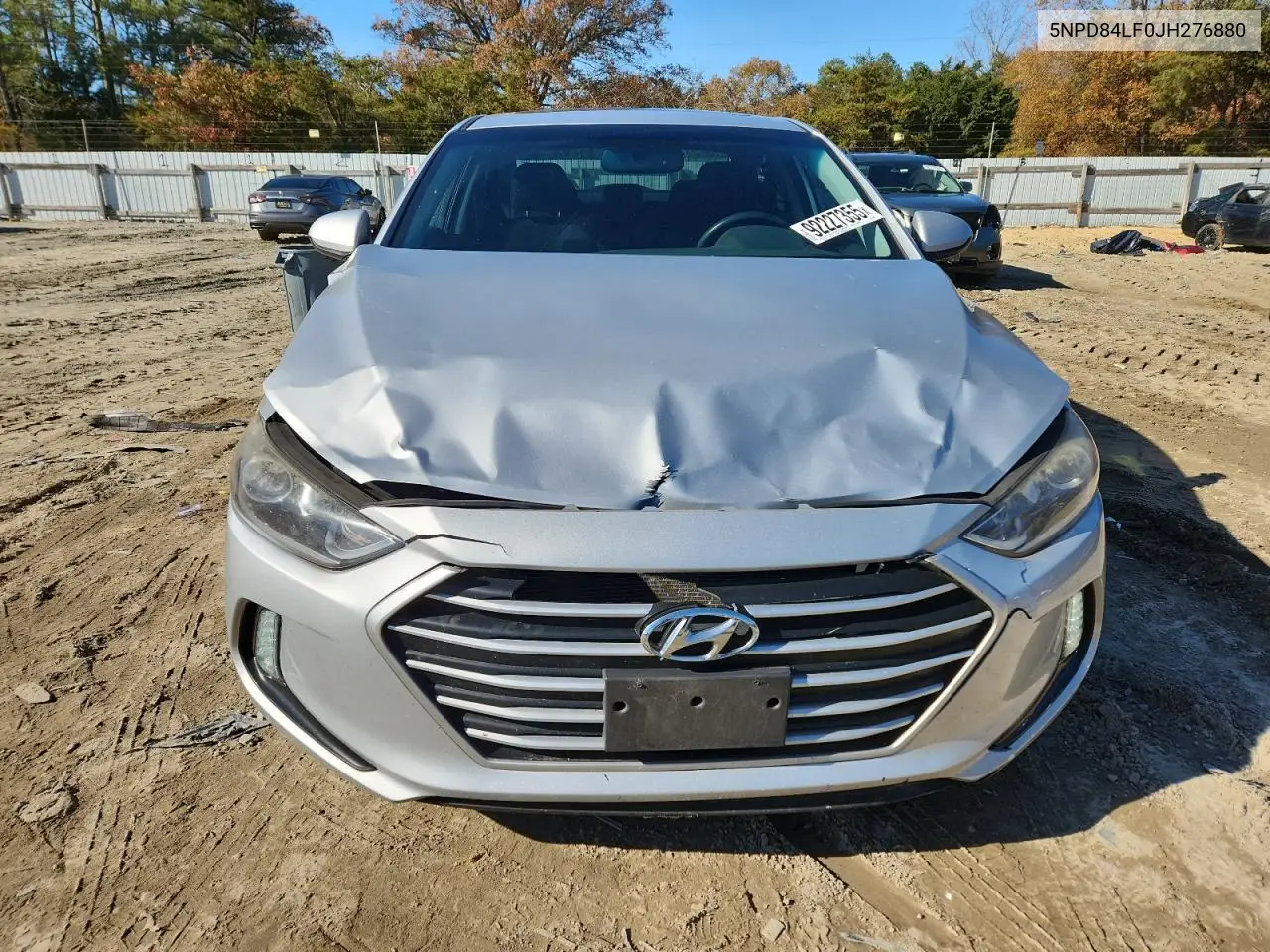 5NPD84LF0JH276880 2018 Hyundai Elantra Sel