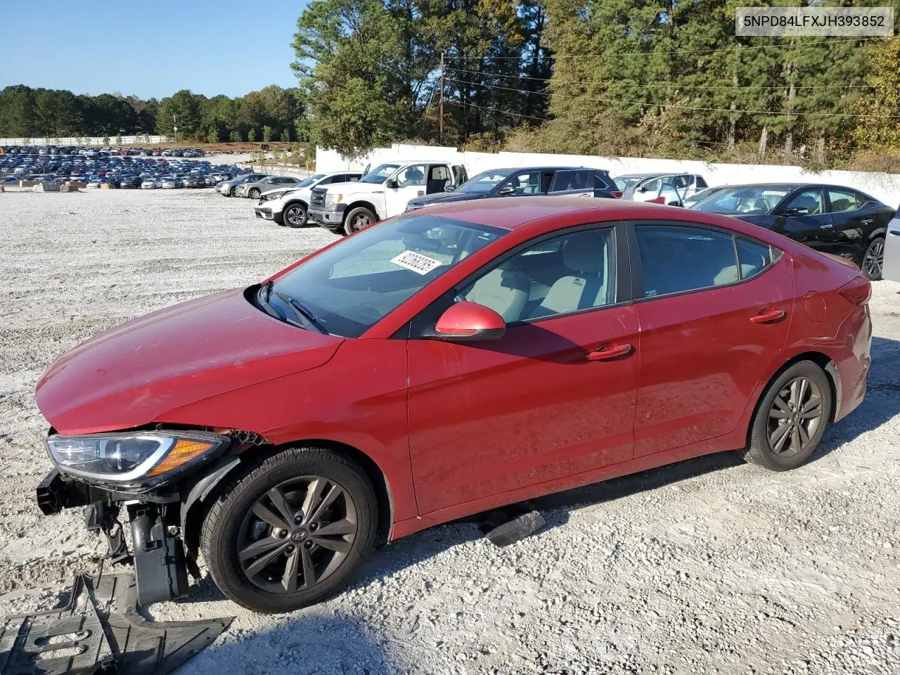 5NPD84LFXJH393852 2018 Hyundai Elantra Sel