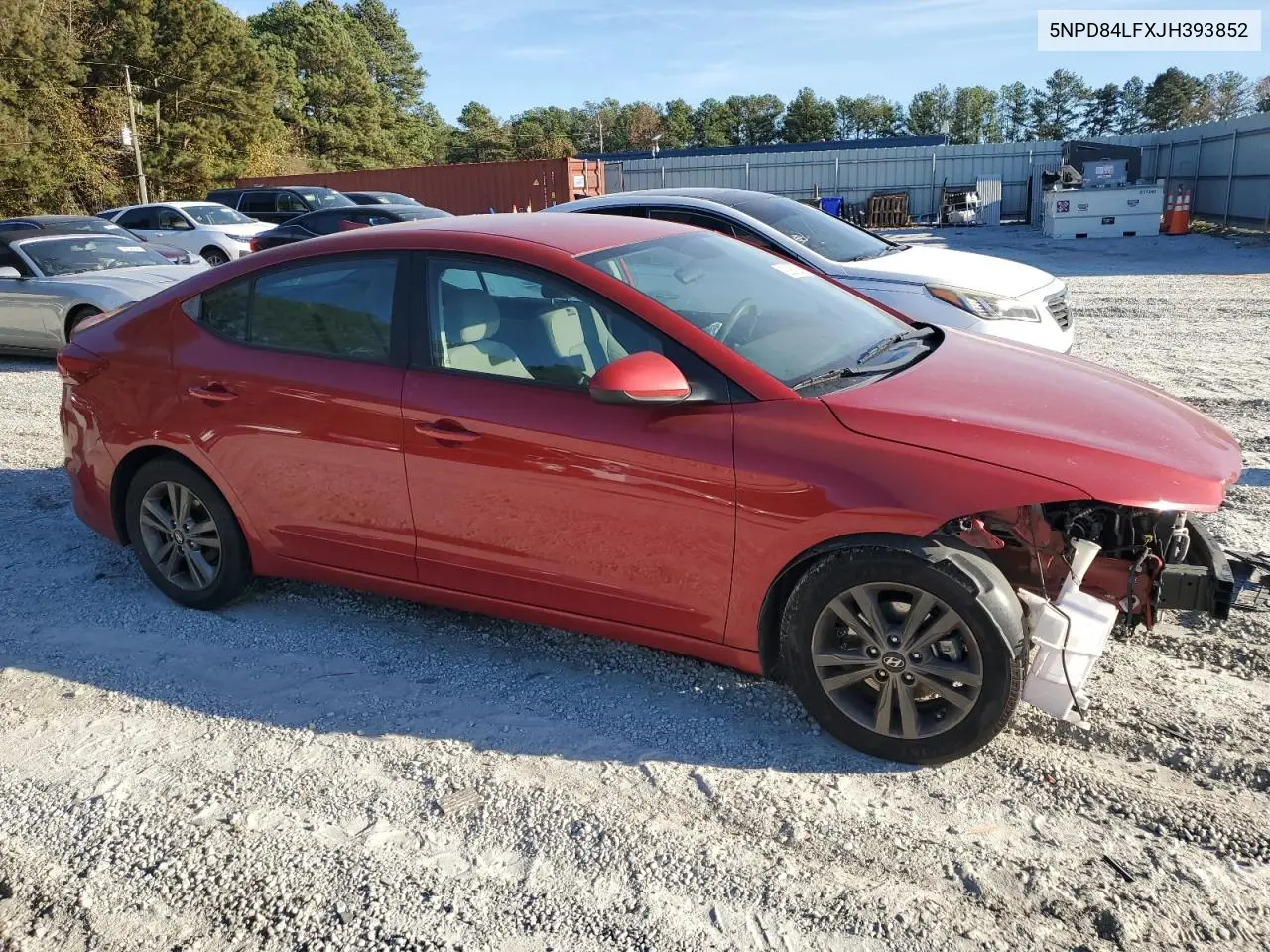 5NPD84LFXJH393852 2018 Hyundai Elantra Sel