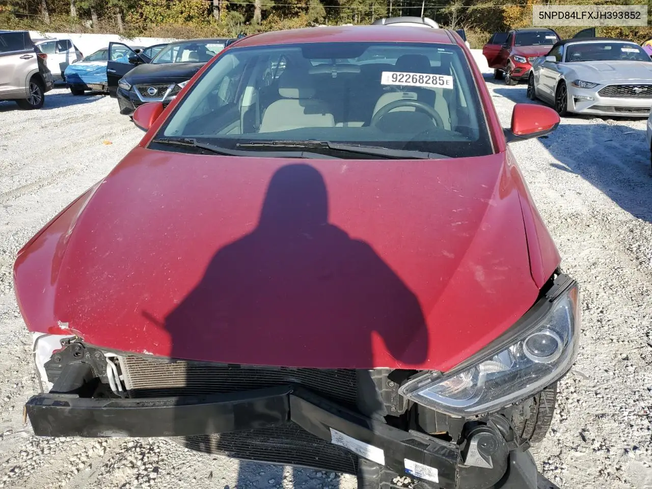 5NPD84LFXJH393852 2018 Hyundai Elantra Sel