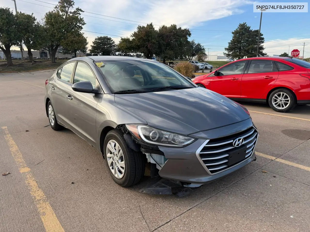 5NPD74LF8JH350727 2018 Hyundai Elantra Se