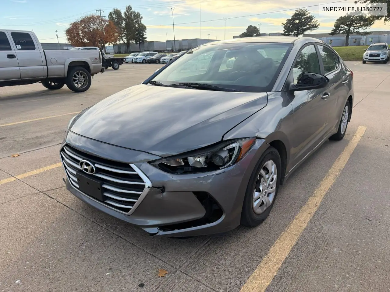 5NPD74LF8JH350727 2018 Hyundai Elantra Se