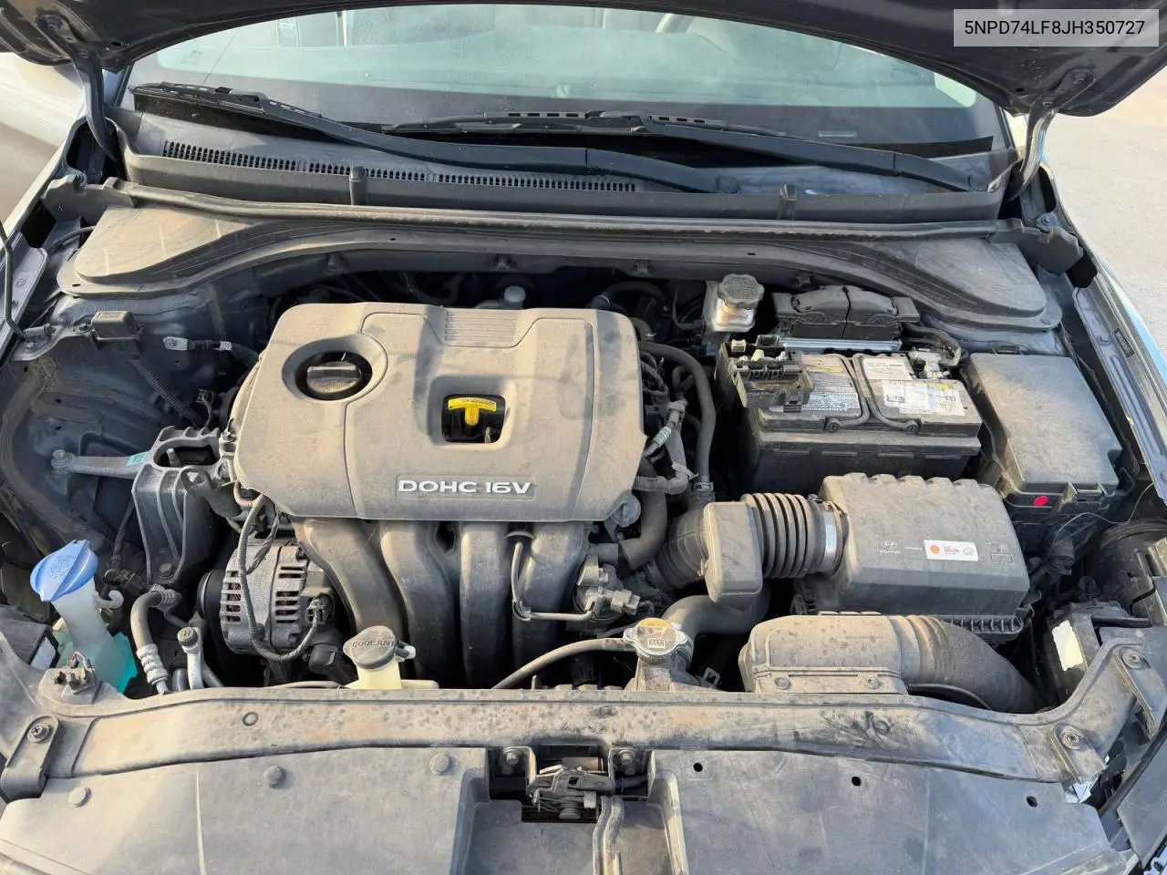 5NPD74LF8JH350727 2018 Hyundai Elantra Se