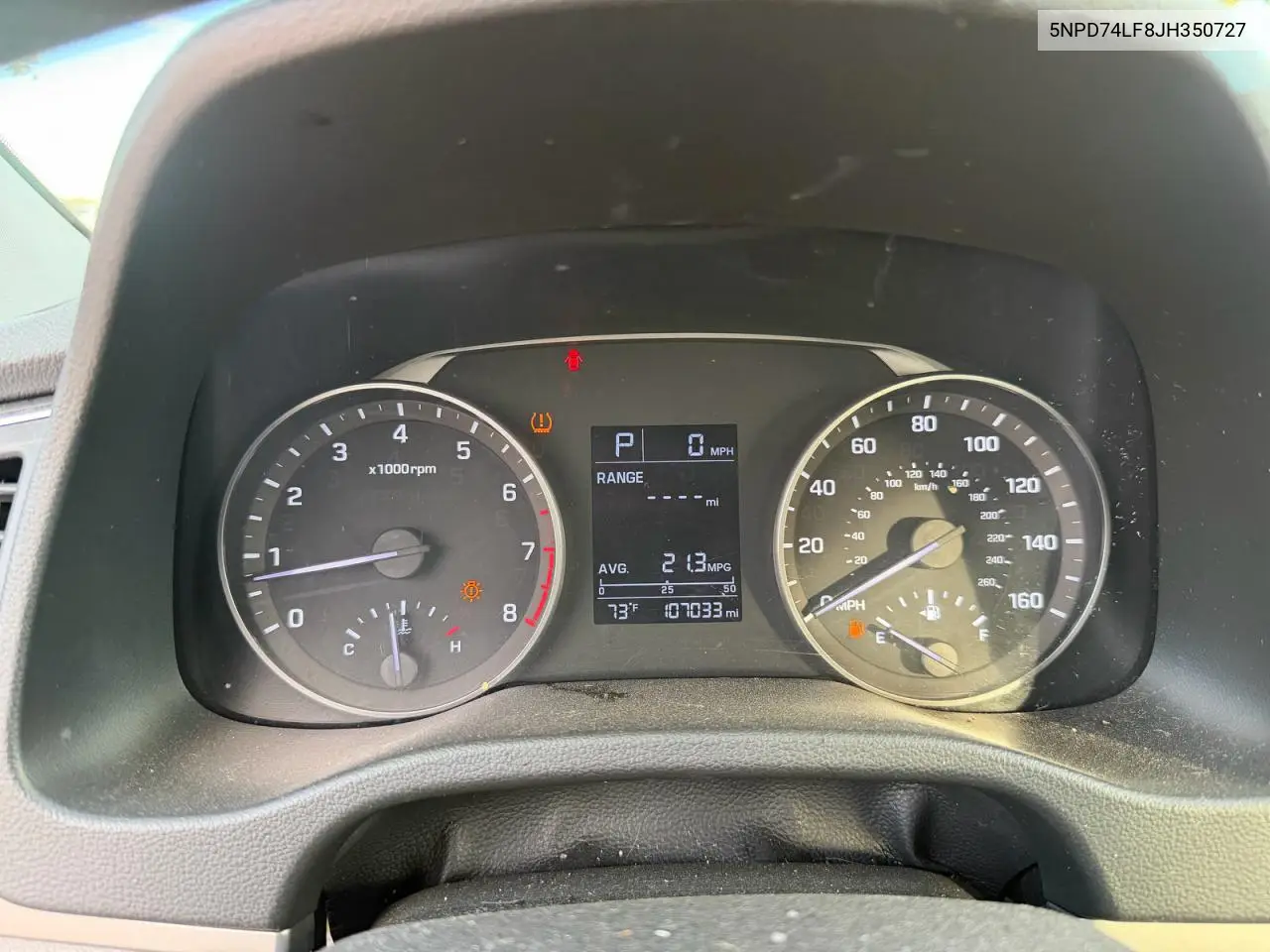 5NPD74LF8JH350727 2018 Hyundai Elantra Se