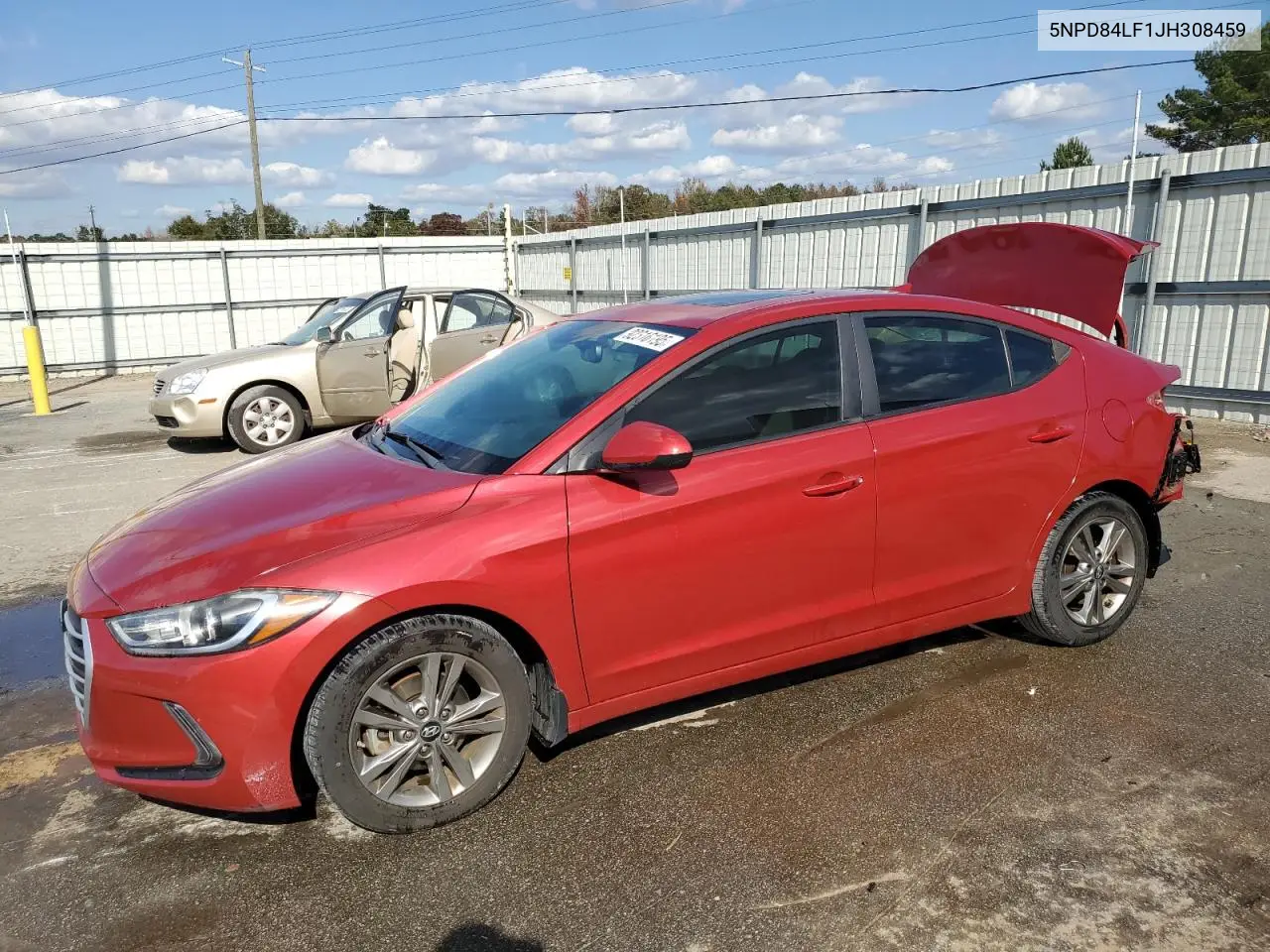 5NPD84LF1JH308459 2018 Hyundai Elantra Sel