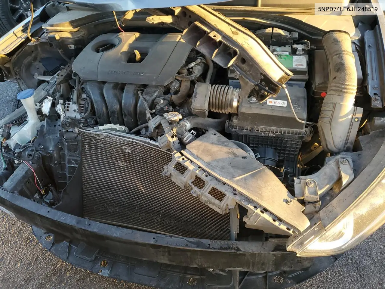 5NPD74LF6JH248519 2018 Hyundai Elantra Se