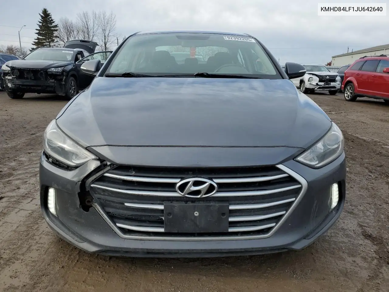 KMHD84LF1JU642640 2018 Hyundai Elantra Sel