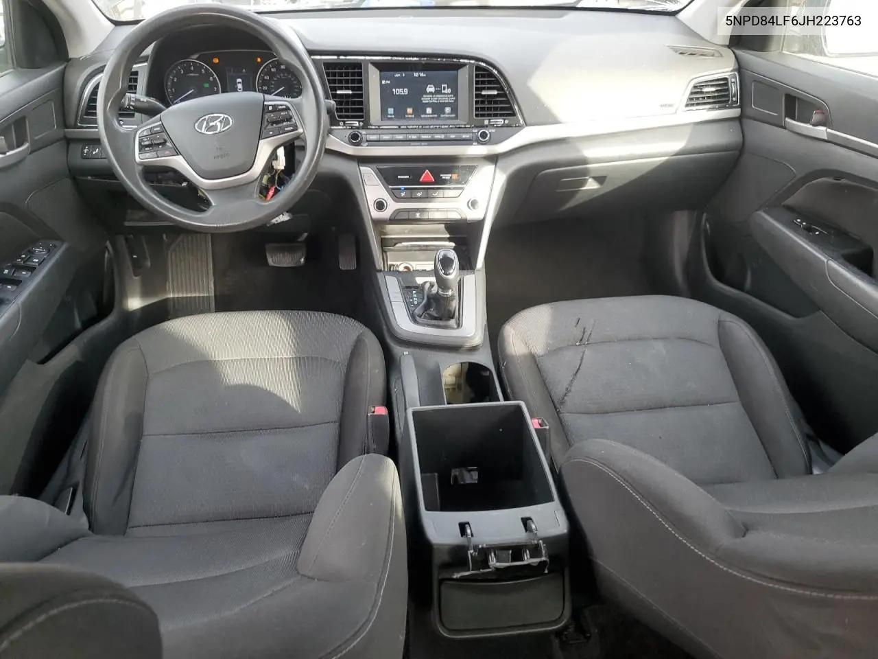 5NPD84LF6JH223763 2018 Hyundai Elantra Sel