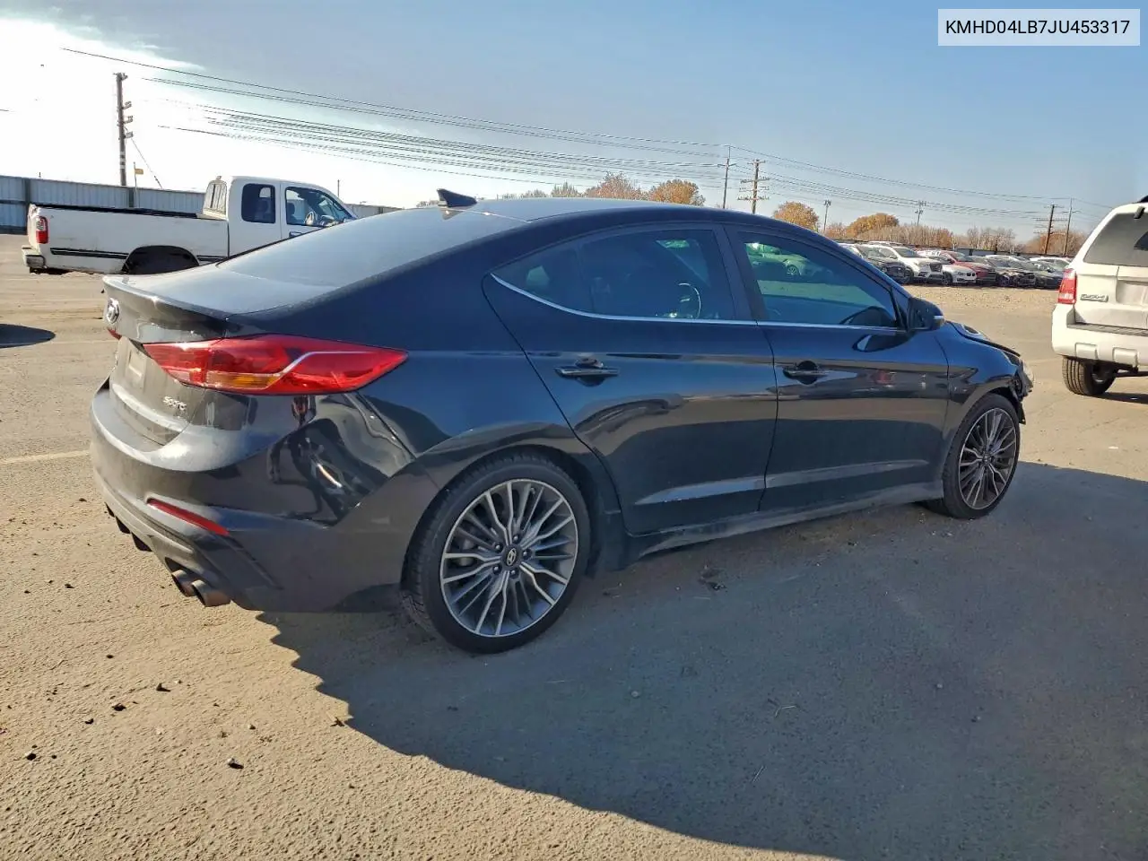 KMHD04LB7JU453317 2018 Hyundai Elantra Sport