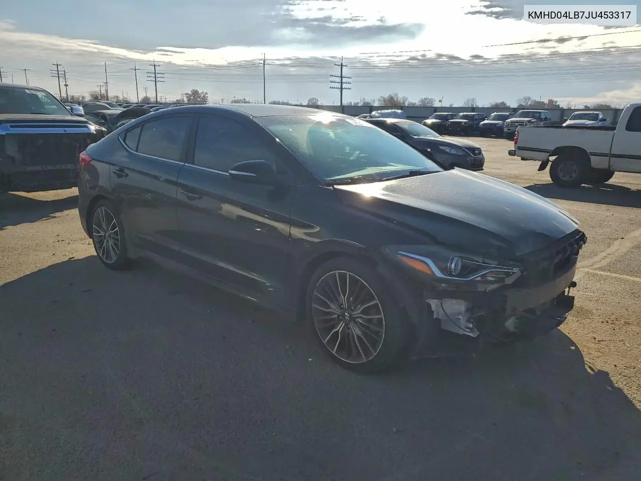 KMHD04LB7JU453317 2018 Hyundai Elantra Sport