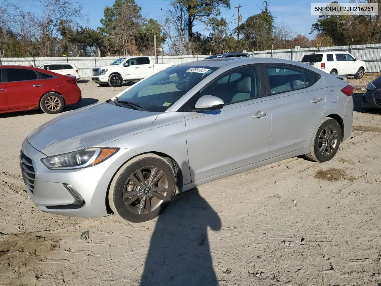 5NPD84LF2JH216261 2018 Hyundai Elantra Sel