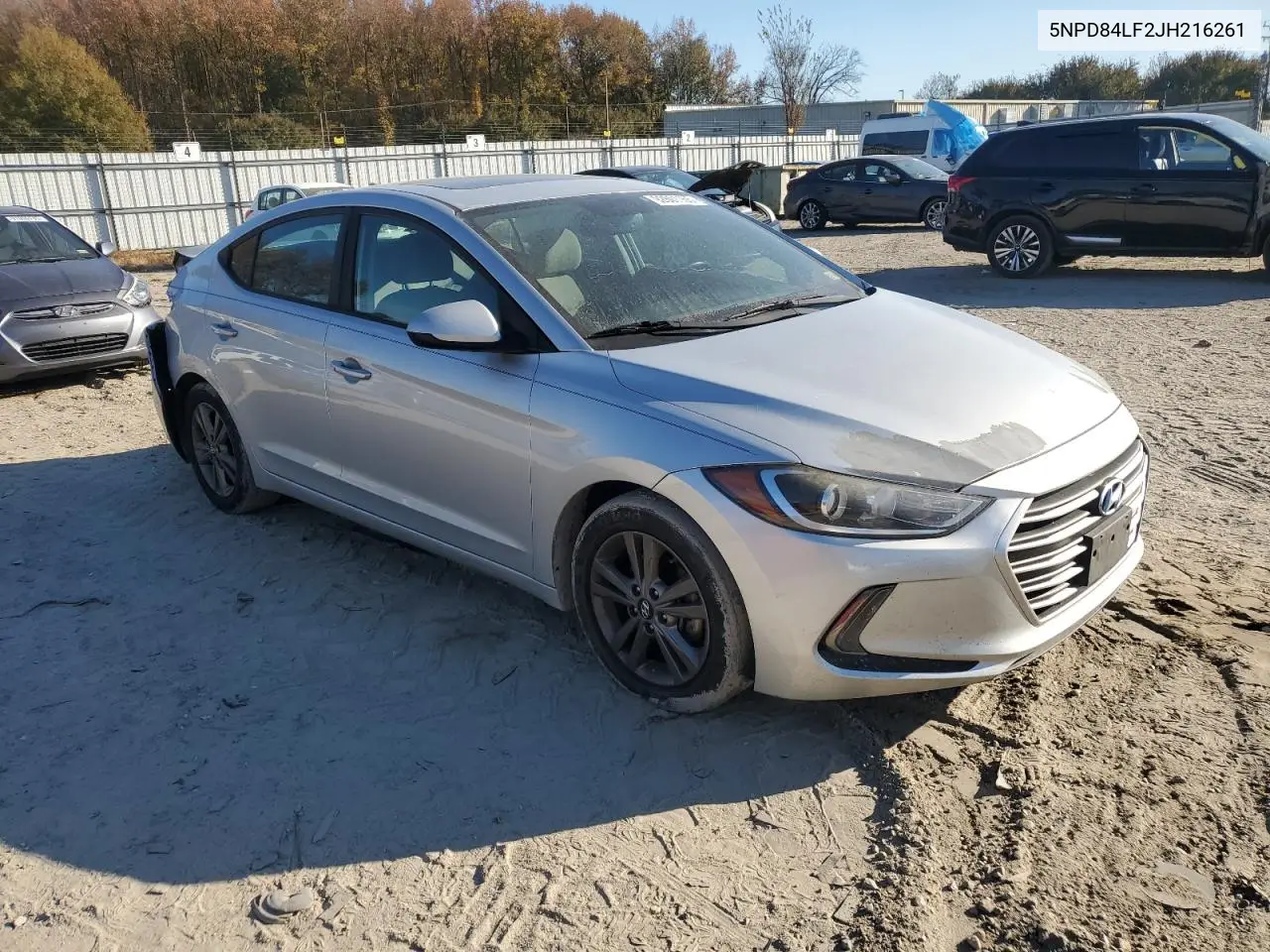 5NPD84LF2JH216261 2018 Hyundai Elantra Sel