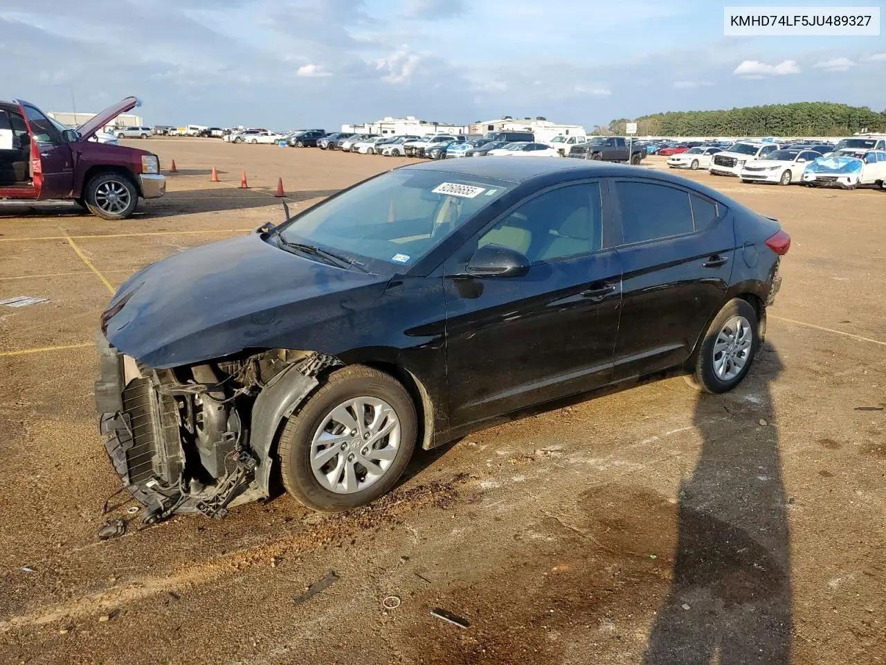 KMHD74LF5JU489327 2018 Hyundai Elantra Se