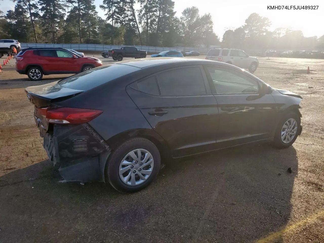 KMHD74LF5JU489327 2018 Hyundai Elantra Se