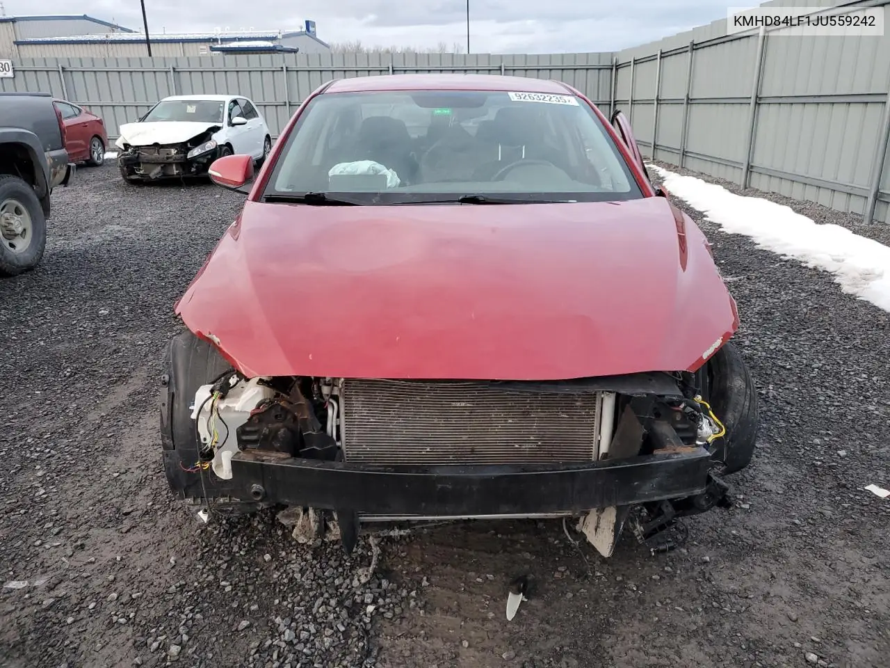 KMHD84LF1JU559242 2018 Hyundai Elantra Sel