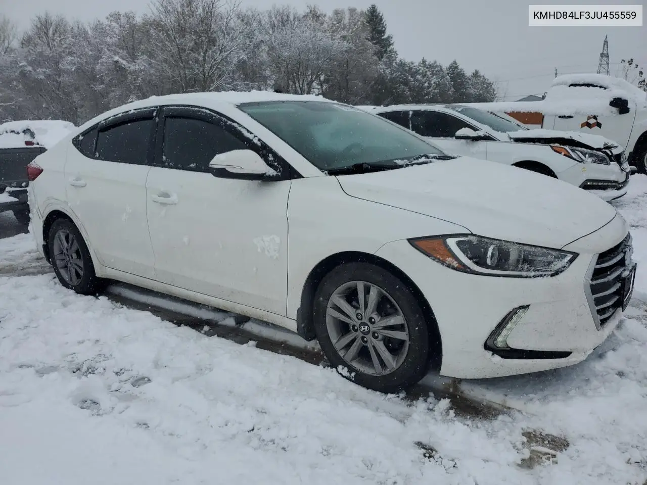 KMHD84LF3JU455559 2018 Hyundai Elantra Sel