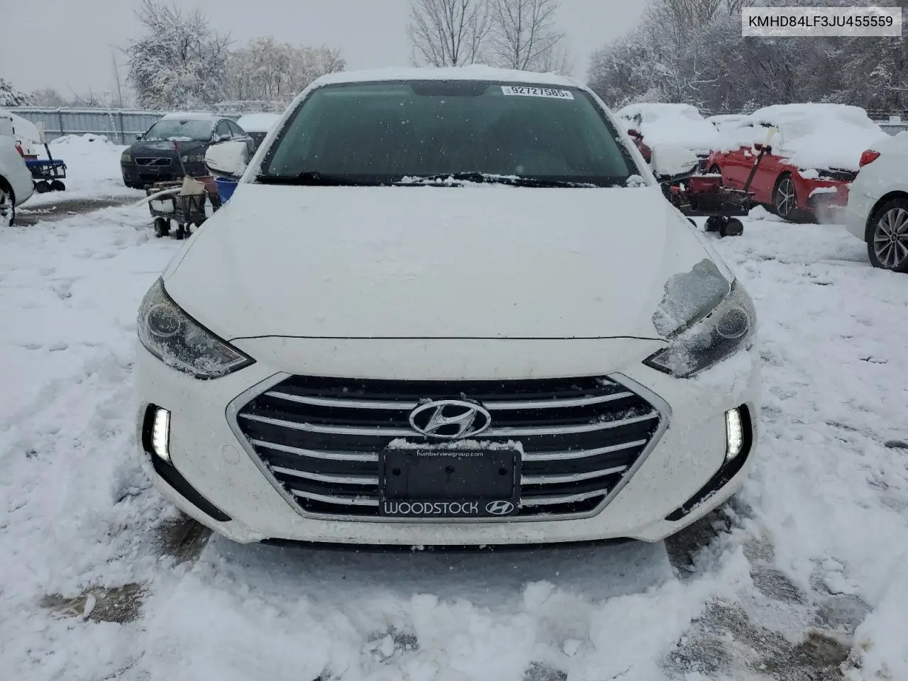 KMHD84LF3JU455559 2018 Hyundai Elantra Sel