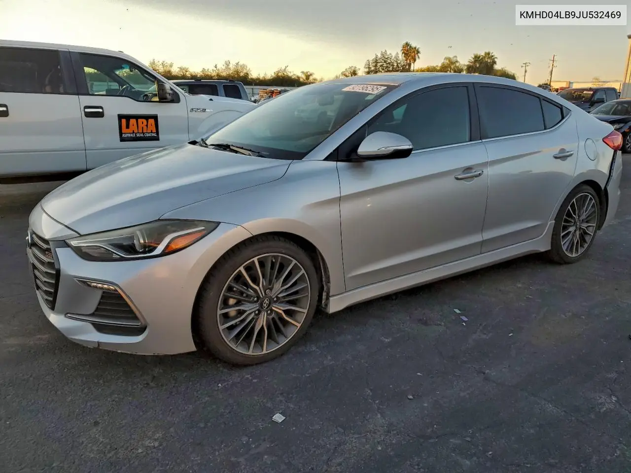 KMHD04LB9JU532469 2018 Hyundai Elantra Sport