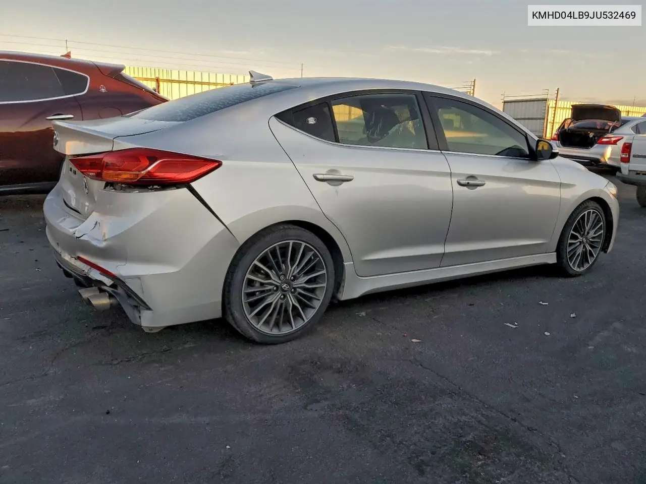 KMHD04LB9JU532469 2018 Hyundai Elantra Sport