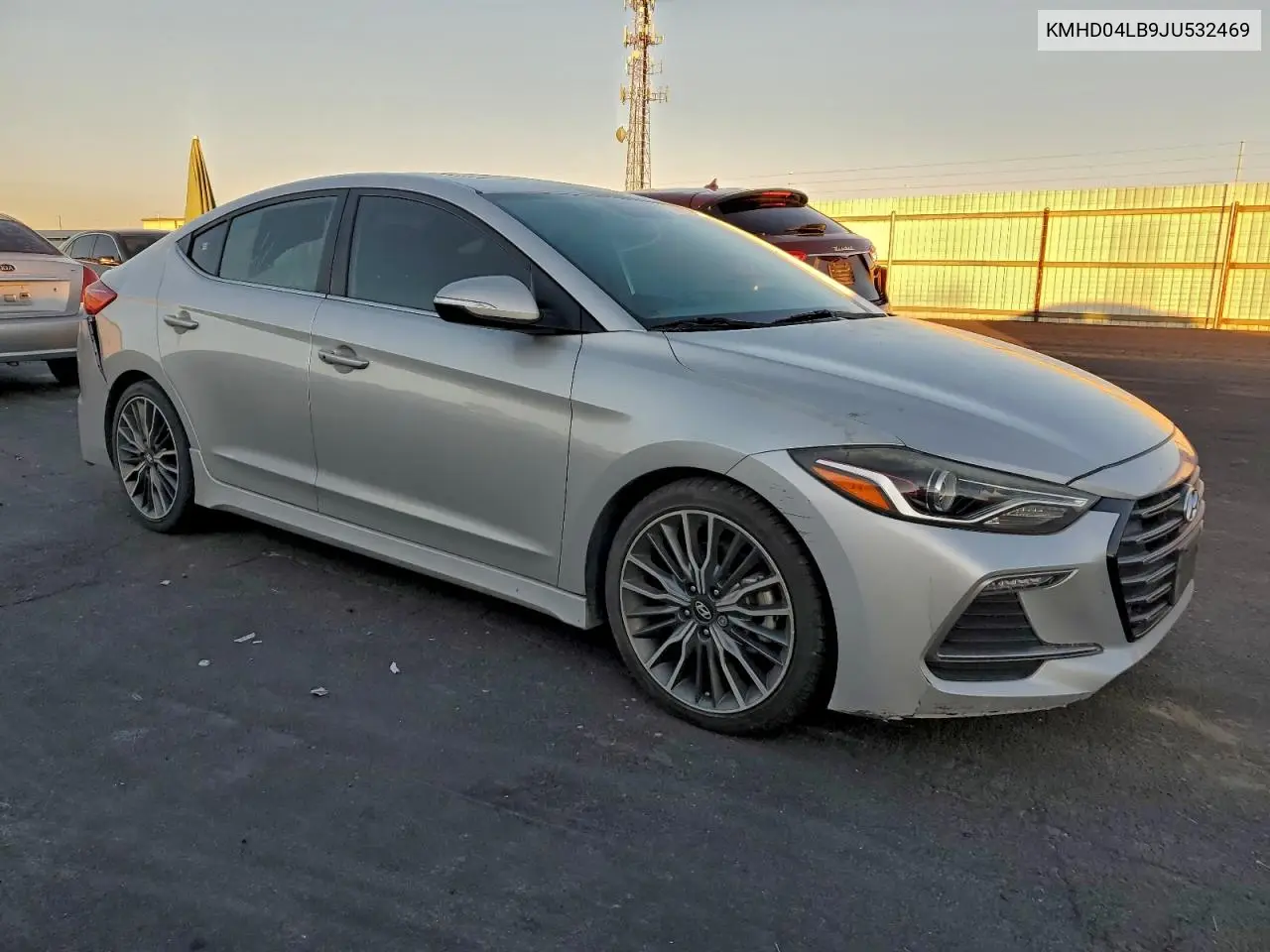 KMHD04LB9JU532469 2018 Hyundai Elantra Sport
