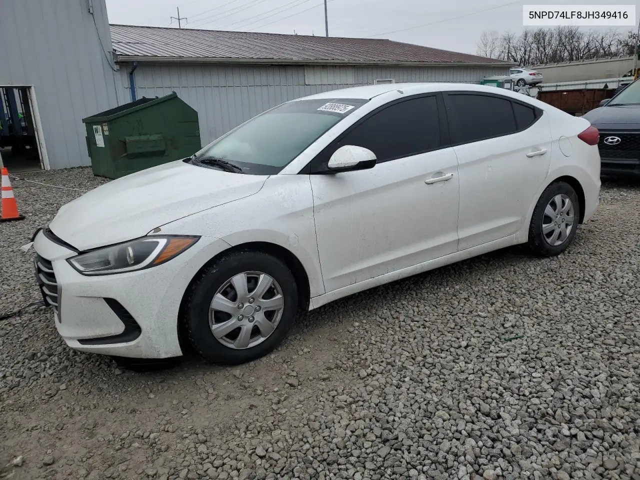 5NPD74LF8JH349416 2018 Hyundai Elantra Se