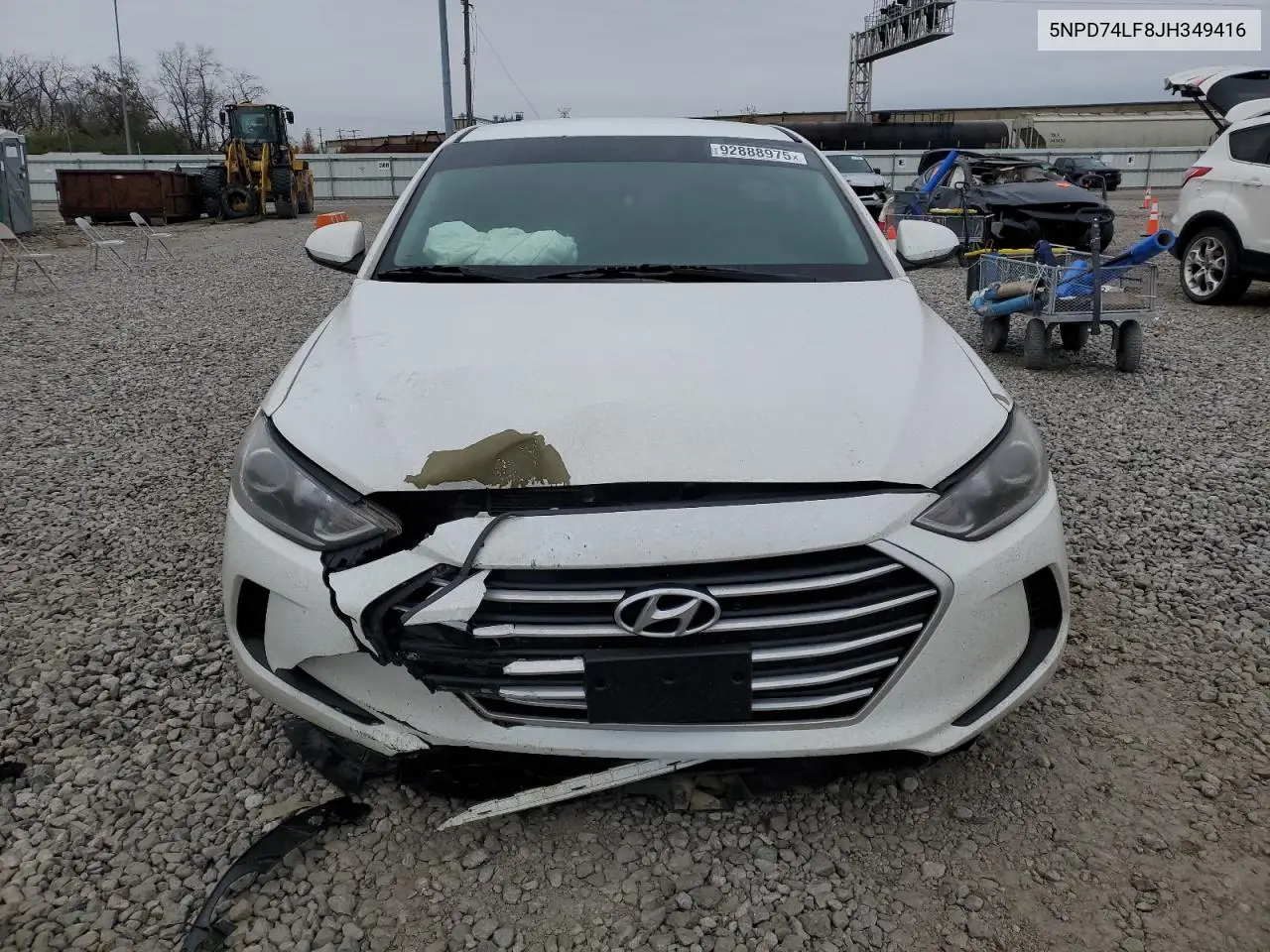 5NPD74LF8JH349416 2018 Hyundai Elantra Se