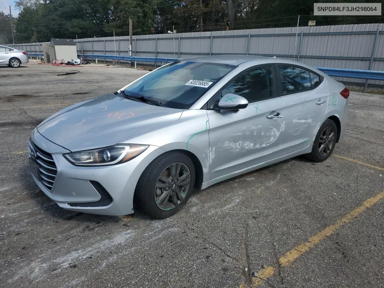 5NPD84LF3JH298064 2018 Hyundai Elantra Sel