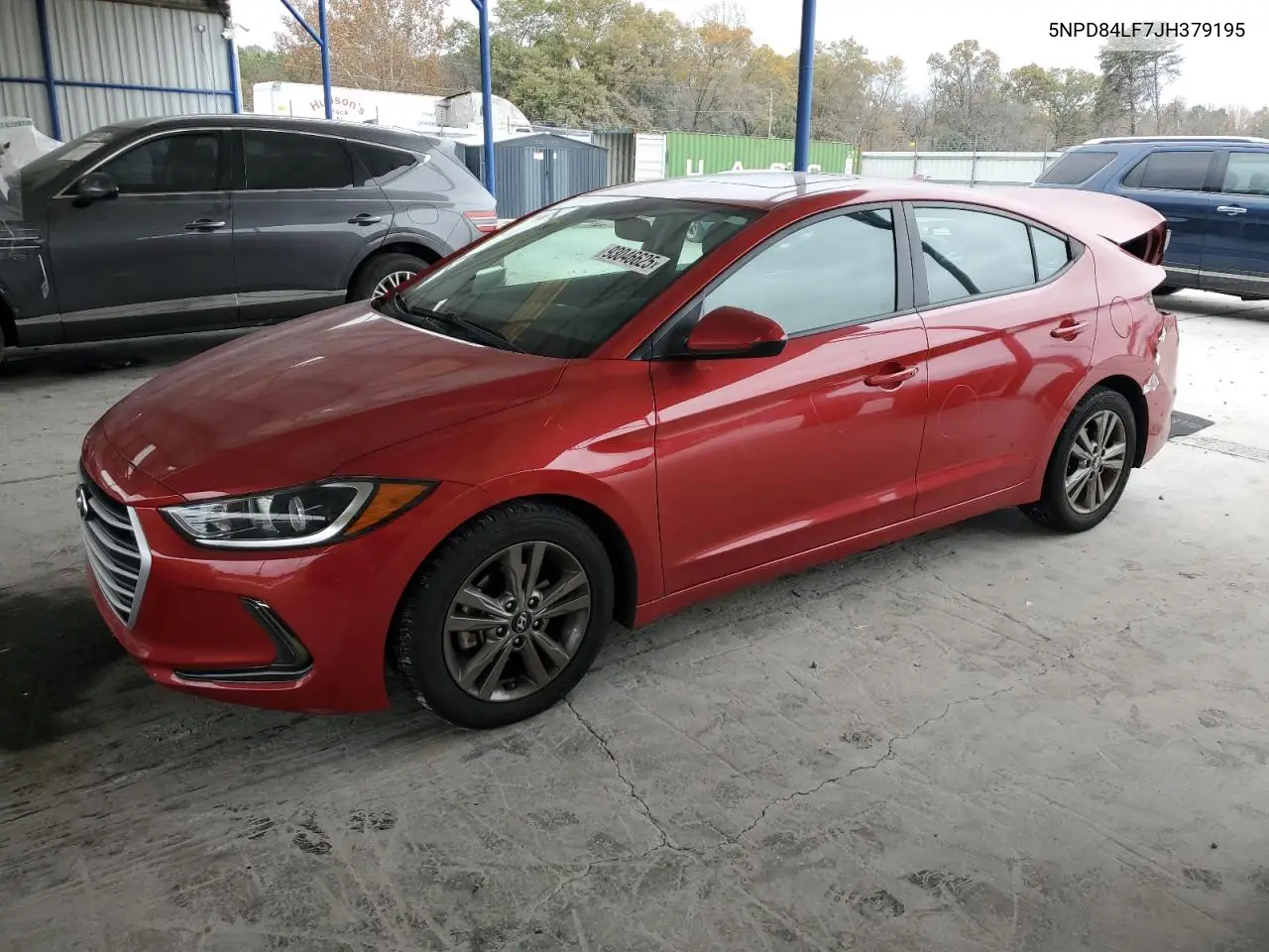5NPD84LF7JH379195 2018 Hyundai Elantra Sel